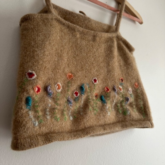 Ralph by Ralph Lauren • Wool Floral Tank Top - Picture 5 of 6